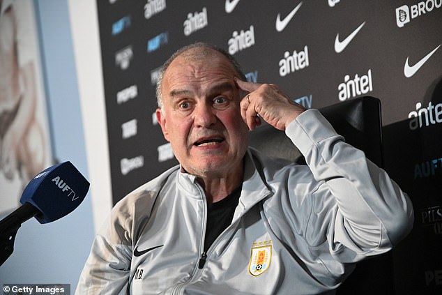 Marcelo Bielsa called a shock press conference to express his 'shame' at Uruguay's defeat