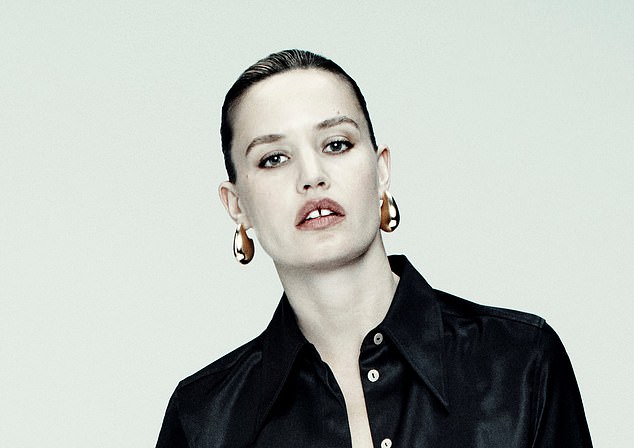 Confidence: Shares in M&S (modelled by Georgia May Jagger, above) sit near nine-year highs despite months of disruption after its hack over the Easter bank holiday