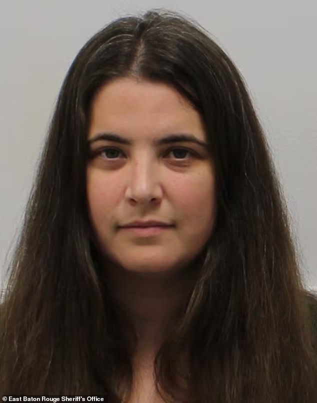 Kelly Briscoe, 33, of Baton Rouge, was charged after her one-year-old son nearly drowned in their backyard pool while walking around outside with his sibling unattended