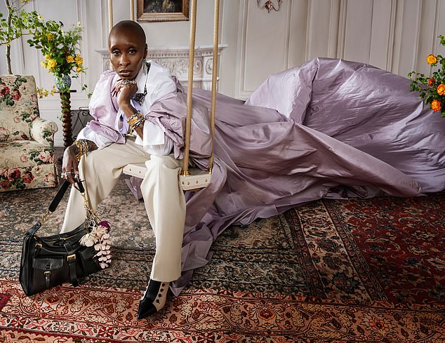 Cynthia Erivo is the new face of the British label's relaunched Roxanne handbag