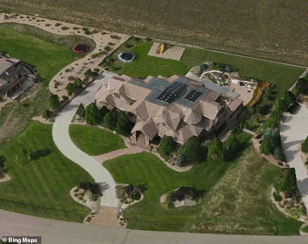 Biffle is one of the highest paid airline CEOs in the country and lives in a $3.5 million mansion in Longmont, Colorado (pictured)