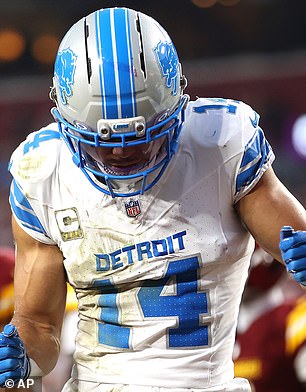 Amon-Ra St. Brown did Donald Trump's signature dance after scoring on Sunday