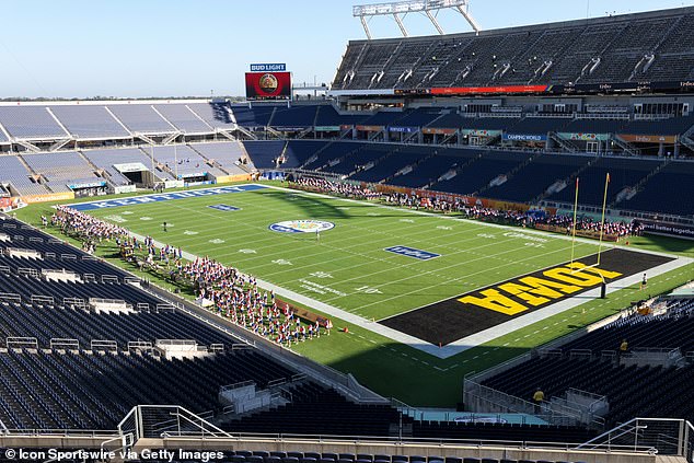 Orlando's Camping World Stadium before the Vrbo Citrus Bowl game between the Iowa Hawkeyes and the Kentucky Wildcats in 2022. The Stadium could be the Jags' home in 2027