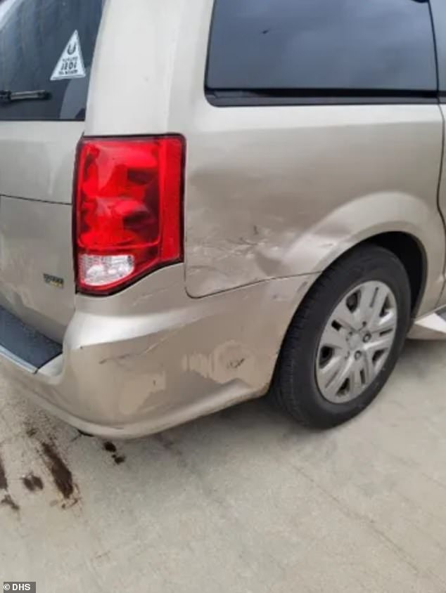 The DHS shared pictures of the aftermath of the Saturday ICE operation, in which the department claimed rioters attacked agents