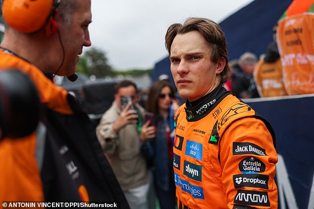 Oscar Piastri (pictured) has broken his silence on the moment that saw him go from the favourite to win the Formula One World Championship to chasing his team-mate Lando Norris