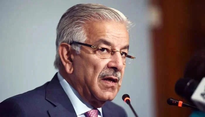 Defence Minister Khawaja Asif in this undated photo. — AFP/File