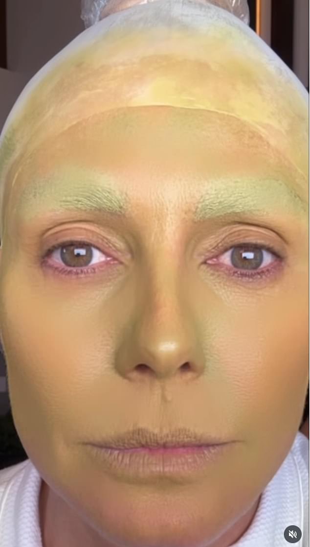 The 52-year-old model uploaded a photo to Instagram on Friday to offer a subtle tease about what she will dress up as