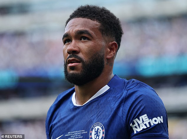 Reece James sweated through the humid conditions at the Club World Cup in the summer