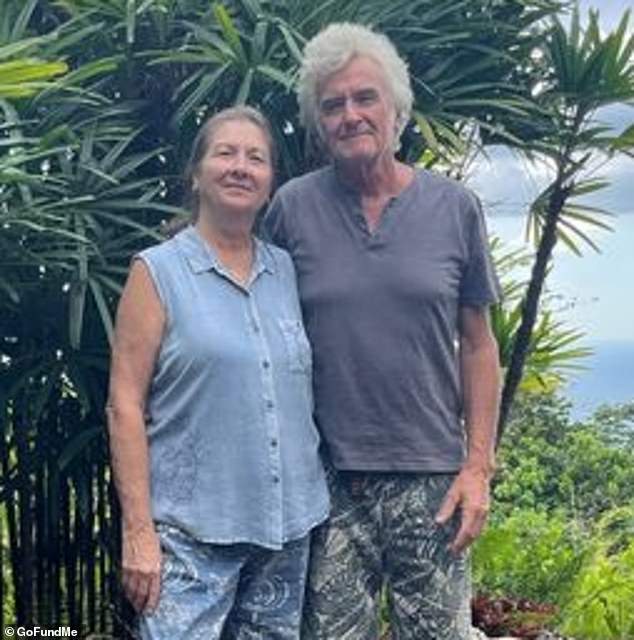 Richard and Dianne Kitching (pictured) moved to Jamaica from Canada after they retired and recently endured the destruction of Hurricane Melissa
