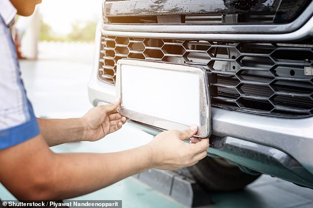 The latest list of banned number plates that have been deemed too rude for Britain's roads have been released by the DVLA. (Stock image)