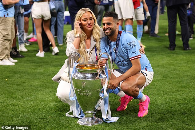 Ward said she was 'overwhelmed' when Mahrez's exit from Man City came about so quickly