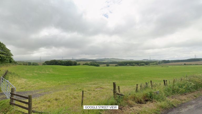 Surrounding fields in the area Robert Best's body was discovered