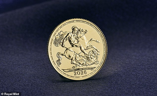 Splendour: The Royal Mint has unveiled a new gold Soverign coin in its 2026 Soverign collection