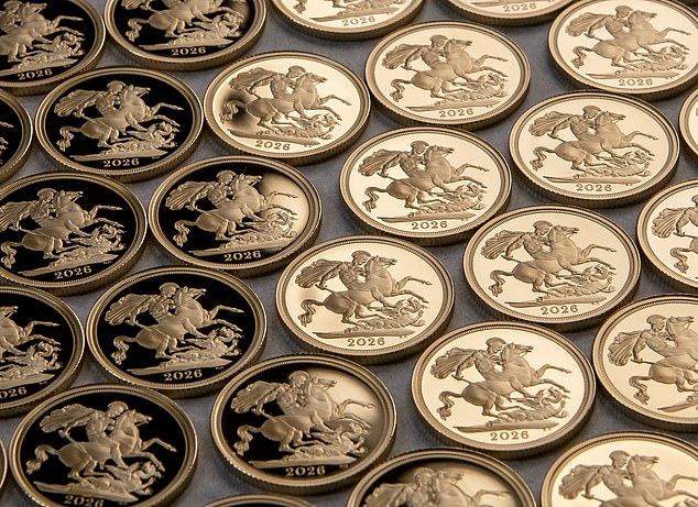 Yellow gold: The Royal Mint says it's the first time in decades customers can buy a yellow gold sovereign coin