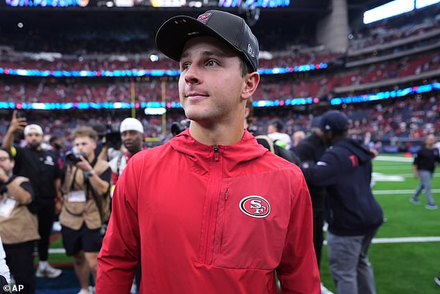 Quarterback Brock Purdy will return to the starting lineup for the 49ers this week