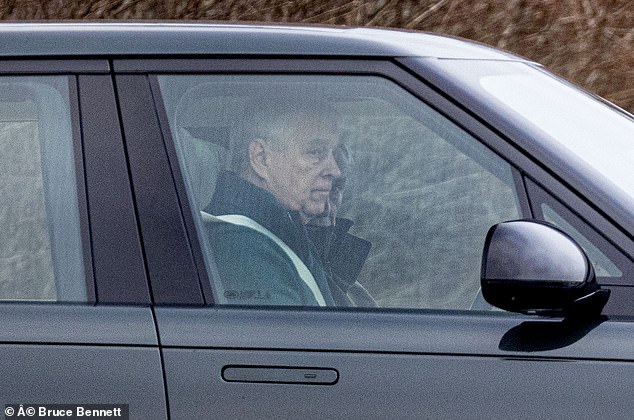 Drugs to enhance sexual experiences were found at Sandringham after Andrew (pictured) hosted a party for paedophile Jeffrey Epstein and Ghislaine Maxwell, according to a new book