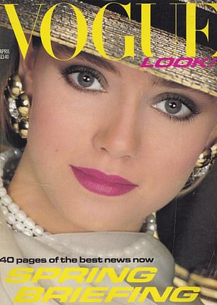 Vanessa Angel graced the cover of Vogue