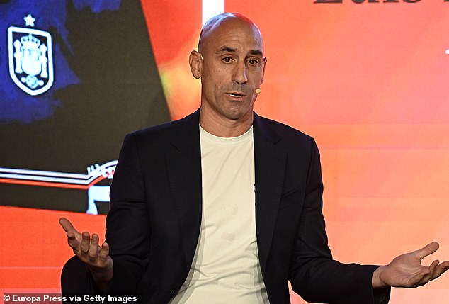 Disgraced former Spanish football chief Luis Rubiales launched his new book on Thursday