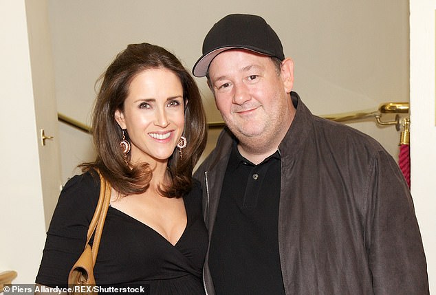 British funnyman Johnny Vegas was married to television producer Maia Dunphy from 2011 to 2017 (left)