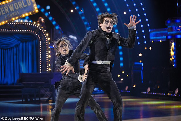 Spook-tacular Strictly! Lewis Cope achieves the first 40 of the series as he blows the judges away with his sensational couple's choice dance