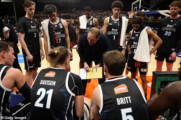 A number of stars from the New Zealand Breakers (pictured) will boycott wearing the rainbow flag on their jerseys during this season's NBL Pride Round, the club has confirmed