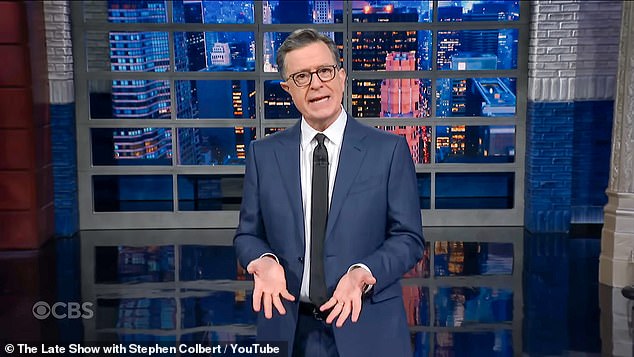 On the most recent episode of The Late Show, host Stephen Colbert shared a few crass jokes he had prepared about the infamous 'Trump blowing Bubba' email