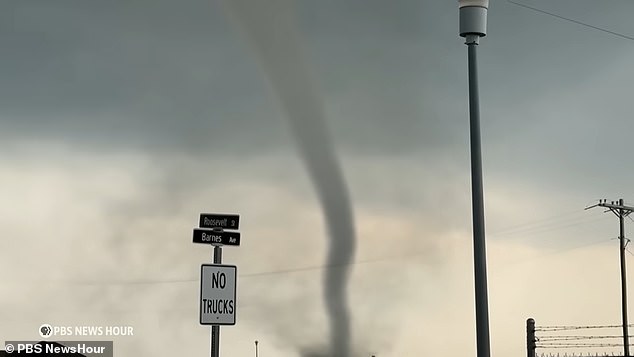 Almost 20 tornadoes rampaged across several Mississippi towns earlier in 2025 (Pictured). Friday's forecast reveals a marginal risk of twisters forming (Stock Image)