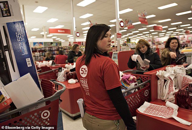Target's in-store employees have been told they must always look happy when near to customers