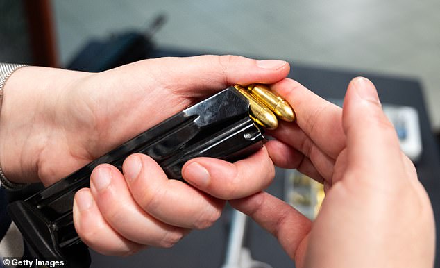 A loaded ammunition magazine was found on board a Frontier flight (stock image)