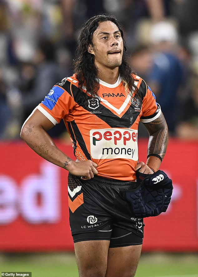 Jarome Luai (pictured) and his Wests Tigers teammates will not feature in the opening round of 2026