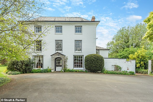 Estate agent Strutt & Parker is advertising this house near Ludlow in Shropshire for £995,000