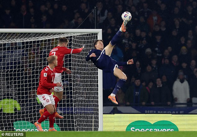 Scott McTominay's overhead kick was simply sensational to give Scotland the lead