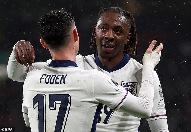 Foden capped off an impressive half an hour by setting up Eberechi Eze’s last minute goal