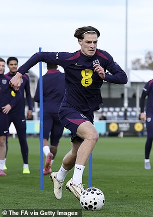 Alex Scott (pictured) and Marc Guehi have been left out of England's squad for their clash vs Serbia