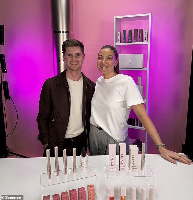 Yates (left) has run live shopping events with Glow For It Founder Daisy Kelly