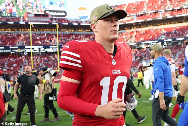 Tom Brady believes that the 49ers should stick with Mac Jones as their No. 1 quarterback