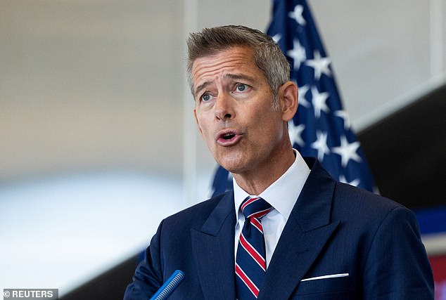 Transportation Secretary Sean Duffy is headlining a meet-and-greet event for his son-in-law's congressional campaign on Veterans Day. Duffy's attendance has reportedly upset some people in Trump's orbit
