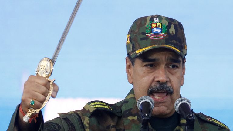 Nicolas Maduro. Pic: Reuters