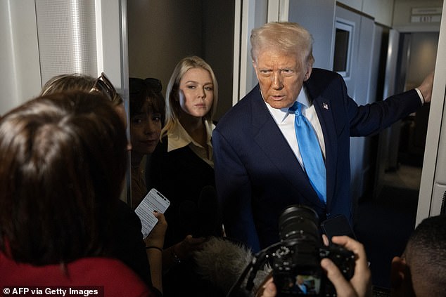 Trump appeared to squash 'third term' chatter last week. He did so on Air Force One as he himself was squashed between two cabinet members in a doorway somewhere over the Sea of Japan