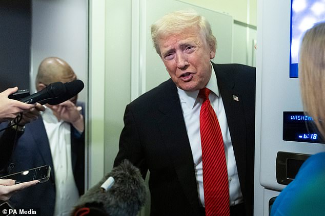 President Donald Trump said he feels 'badly' for the royal family amid the continuing fallout over Andrew Mountbatten Windsor's connections with pedophile financier Jeffrey Epstein