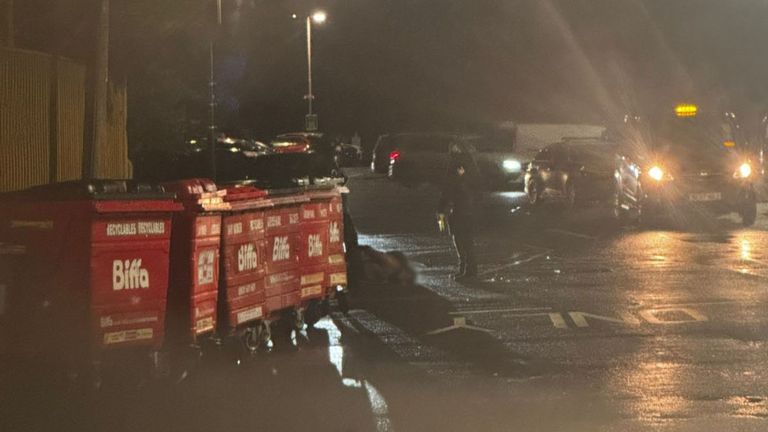 One of the two men arrested at Huntingdon Station by police