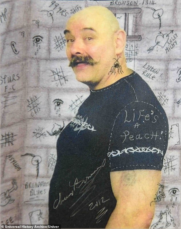 Tyson Fury, John Terry and Dennis Wise are among the high-profile sports stars backing a viral campaign calling for the release of notorious British prisoner Charles Bronson (above)
