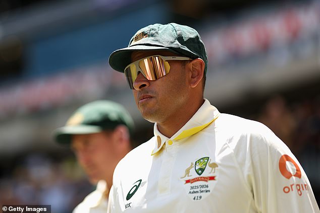 Cricket Australia reportedly said Khawaja's absence was down to 'toilet breaks and stretching', although it later emerged his lengthy delayed was caused by 'back stiffness'