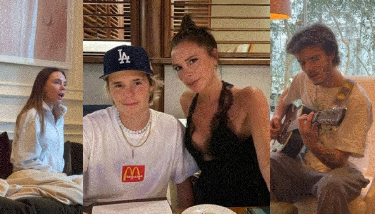 Victoria Beckham sings Spice Girls hit with son Cruz in sweet video