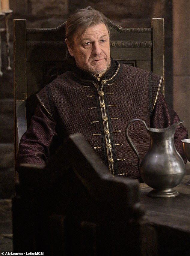 Sean Bean as the Sheriff of Nottingham in the new Robin Hood TV series