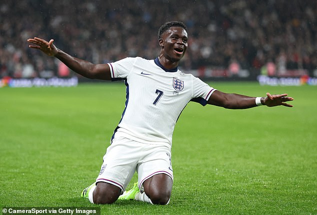 Bukayo Saka answered Thomas Tuchel's call for more goals during England's win over Serbia