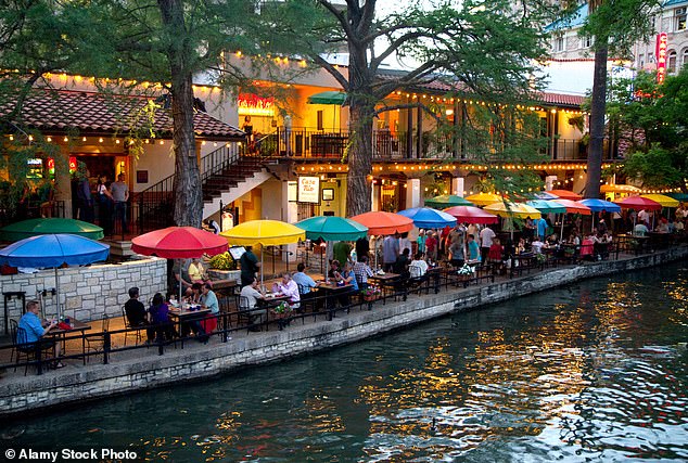 A woman went viral on TikTok for wading into the San Antonio River Walk to try to find her phone (file photo)
