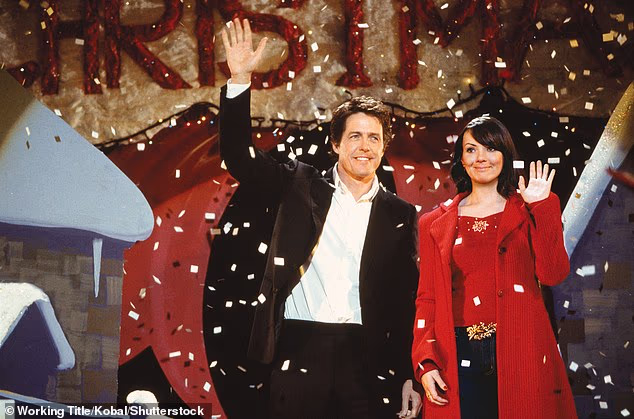 Love Actually is one of the most loved and replayed Christmas movies of all time. It follows the lives of eight very different couples in dealing with their love lives in various loosely interrelated tales (Hugh Grant and Martine McCutcheon pictured)