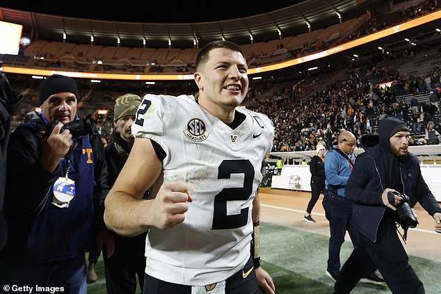 While Diego Pavia was leading to Vanderbilt to victory, his family caused chaos in the stands