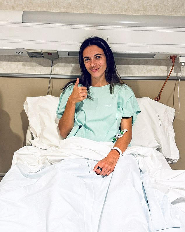 Bonmati was touch and go for this summer's European Championships after contracting viral meningitis on the eve of the tournament - but recovered quickly in time to play the first game